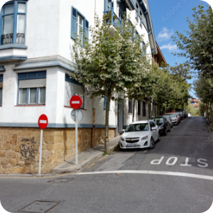 intersection et changement de direction